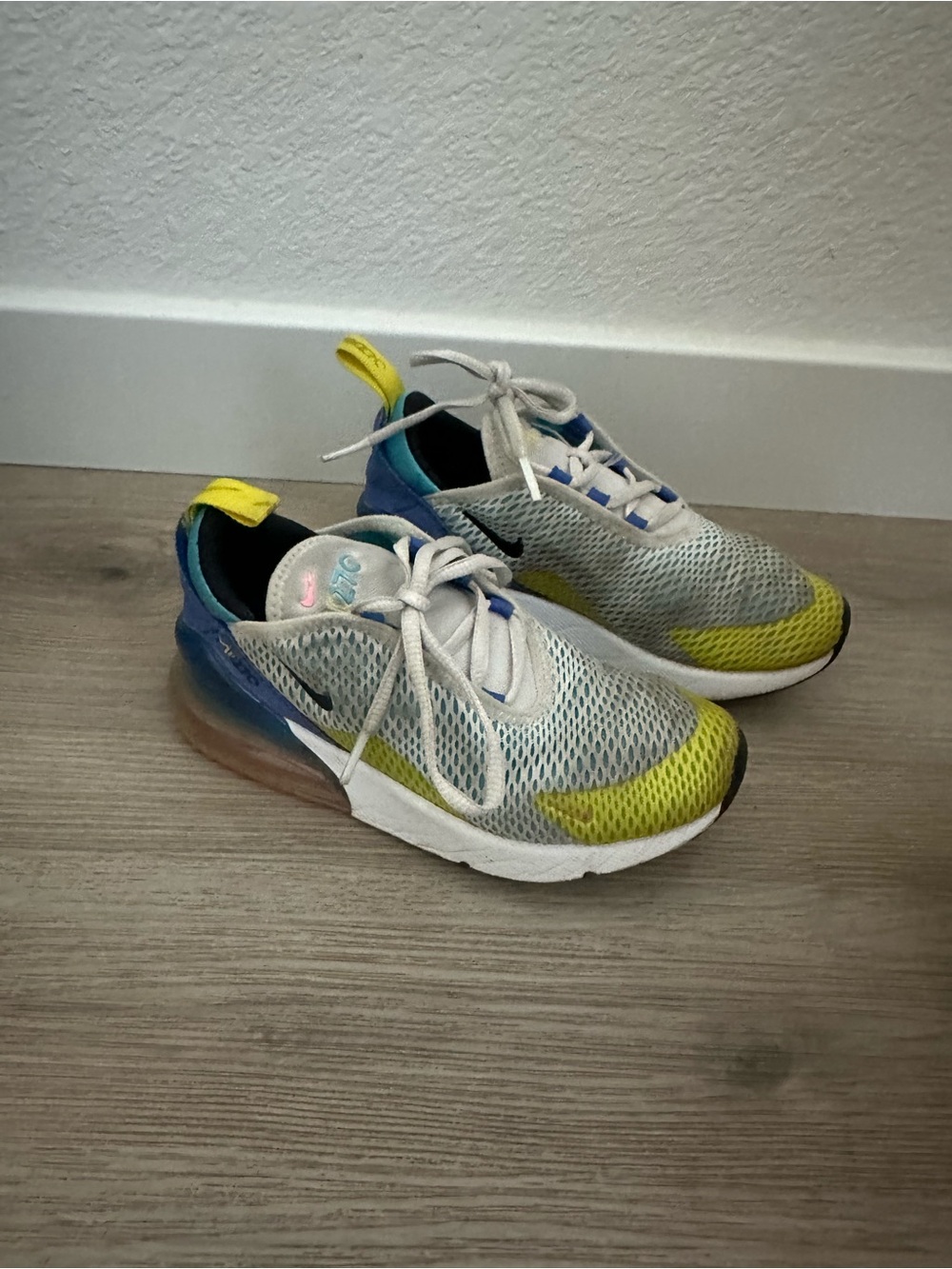 Nike air max 270 colorful yellow blue pink